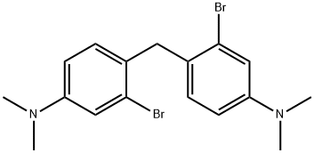 4,4'-methylenebis(3-bromo-N,N-dimethylaniline) Struktur
