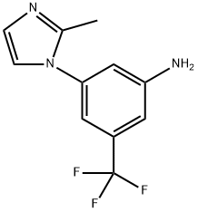 Benzenamine, 3-(2-methyl-1H-imidazol-1-yl)-5-(trifluoromethyl)-