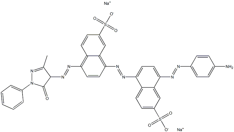 C.I.ダイレクトブルー135 化学構造式