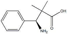 (3S)-3-AMINO-2,2-DIMETHYL-3-PHENYLPROPANOIC ACID,64576-92-7,结构式