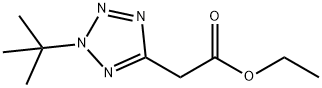 2-叔丁基-5-四氮唑乙酸乙酯,64953-16-8,结构式