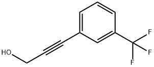 3-(3-(trifluoroMethyl)phenyl)prop-2-yn-1-ol, 65126-85-4, 结构式
