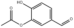 (5-formyl-2-hydroxyphenyl) acetate Structure
