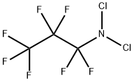 1-Propanamine, N,N-dichloro-1,1,2,2,3,3,3-heptafluoro- Struktur
