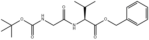 (S)-benzyl 2-(2-(tert-butoxycarbonylaMino)acetaMido)-3-Methylbutanoate Struktur
