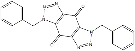 1,5-dibenzyl[1,2,3]triazolo[4,5-f][1,2,3]benzotriazole-4,8(1H,5H)-dione Structure