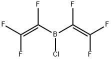 Borane, chlorobis(1,2,2-trifluoroethenyl)- Struktur