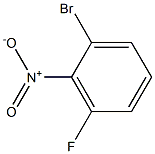 2-bromo-6-fluoronitrobenzene Struktur