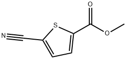 methyl 5-cyanothiophene-2-carboxylate Struktur