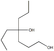 1,4-Heptanediol, 4-propyl- Structure