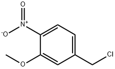 4-(chloromethyl)-2-methoxy-1-nitrobenzene Struktur