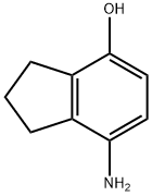 7-Amino-2,3-dihydro-1H-inden-4-ol 化学構造式