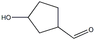 3-羟基环戊烷-1-甲醛,69492-90-6,结构式
