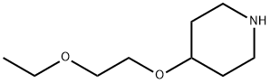 4-(2-ethoxyethoxy)piperidine Struktur