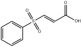 2-Propenoic acid, 3-(phenylsulfonyl)-, (2E)- Structure