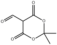 2,2-dimethyl-4,6-dioxo-1,3-dioxane-5-carbaldehyde Struktur
