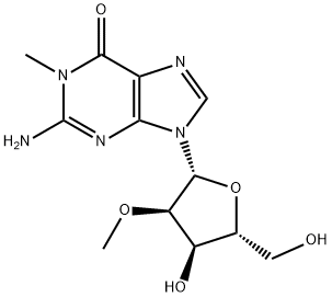 N1,2'-O-dimethylguanosine Structure