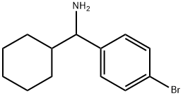 (4-BROMOPHENYL)(CYCLOHEXYL)METHANAMINE,740786-56-5,结构式