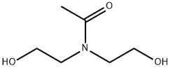 N,N-Bis(2-hydroxyethyl)acetamide Struktur