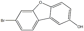 7-bromo-2-hydroxydibenzofuran, 74423-78-2, 结构式