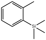 trimethyl(2-methylphenyl)silane 化学構造式