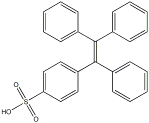 4-(1,2,2-triphenylvinyl)benzenesulfonic acid Struktur