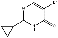 5-溴-2-环丙基嘧啶-4-醇, 74649-07-3, 结构式