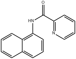N-(NAPHTHALEN-1-YL)PICOLINAMIDE, 75358-95-1, 结构式