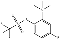Methanesulfonic acid,trifluoro-,4-fluoro-2-(trimethylsilyl)phenyl ester,765306-79-4,结构式