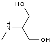 2-(methylamino)propane-1,3-diol Struktur