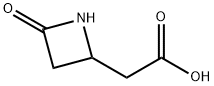 2-(4-oxoazetidin-2-yl)acetic acid 化学構造式