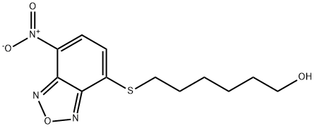 1-Hexanol, 6-[(7-nitro-2,1,3-benzoxadiazol-4-yl)thio]-, 787634-60-0, 结构式