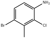 2-氯-3-甲基-4-溴苯胺,80026-13-7,结构式
