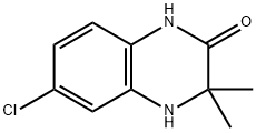 6-chloro-3,3-dimethyl-1,2,3,4-tetrahydroquinoxalin-2-one Structure