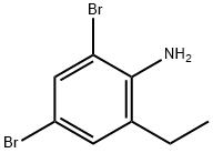 2,4-Dibromo-6-ethylaniline Structure