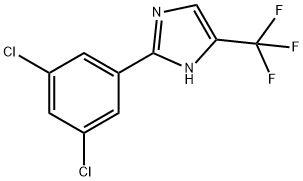 1H-IMidazole, 2-(3,5-dichlorophenyl)-5-(trifluoroMethyl)- Structure