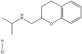Chroman-2-ylmethyl-isopropyl-amine hydrochloride, 81816-84-4, 结构式