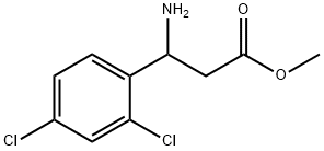 methyl 3-amino-3-(2,4-dichlorophenyl)propanoate Structure