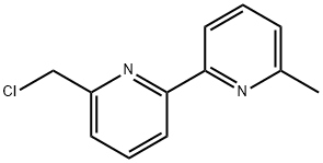 2,2'-Bipyridine, 6-(chloromethyl)-6'-methyl- 结构式