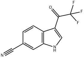 83783-35-1 3-(trifluoroacetyl)-1H-indole-6-carbonitrile