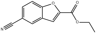 5-氰基苯并呋喃-2-甲酸乙酯 结构式