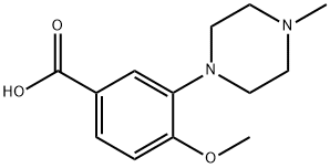 3-(4-methyl-1-piperazinyl)-4-methoxybenzoic acid,847871-76-5,结构式