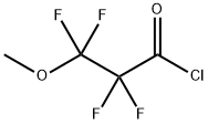 3-(Methoxy)tetrafluoropropionyl chloride 化学構造式