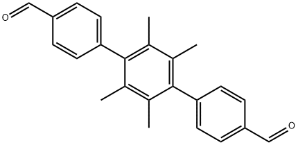 4-[4-(4-formylphenyl)-2,3,5,6-tetramethylphenyl]benzaldehyde, 850559-54-5, 结构式