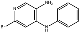 6-bromo-N4-phenyl-3,4-pyridinediamine Structure