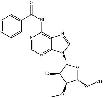 N6-Benzoyl-3'-O-methyladenosine 结构式