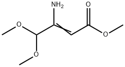 (E)-Methyl 3-amino-4,4-dimethoxybut-2-enoate Structure