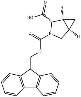 (1S,2S,5R)-3-{[(9H-fluoren-9-yl)methoxy]carbonyl}-3-azabicyclo[3.1.0]hexane-2-carboxylic acid|(1S,2S,5R)-3-{[(9H-fluoren-9-yl)methoxy]carbonyl}-3-azabicyclo[3.1.0]hexane-2-carboxylic acid