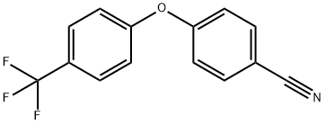 Benzonitrile, 4-[4-(trifluoromethyl)phenoxy]- Struktur