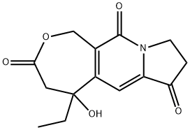 9-ethyl-9-hydroxy-2,3,8,9-tetrahydro-5H-6-oxa-3a-azacyclohepta[f]indene-1,4,7-trione Structure